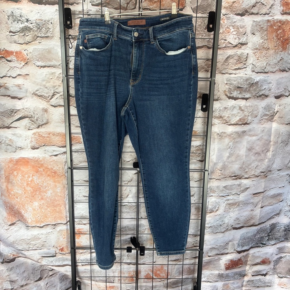 Judy Blue Women's Skinny Jeans - Dark Blue